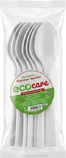 Ecocare Пластмасова Еднократна Лъжица 10 Бр