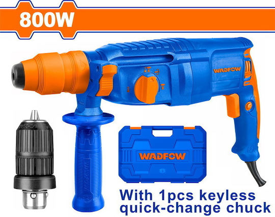 Wadfow Κρουστικό Σκαπτικό Πιστολέτο Ρεύματος 800W με Υποδοχή SDS Plus WRH1D26-2