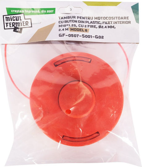 Micul Fermier Tambur M10*1.25 2f 2.4mm*2.4m Model Bp6
