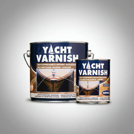 Mercola Yacht Varnish Лак за повърхност Полиуретан На база разтворител Безцветен Блестящ 750мл