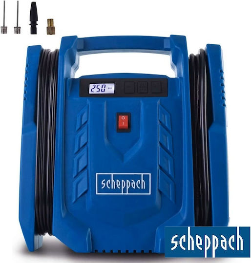 Scheppach Einphasiger Luftkompressor 92,5dB mit Luftkammer 24lt