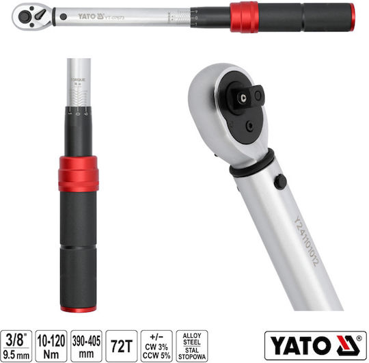 Torque Wrench 3/8" Drive 10-120 Nm