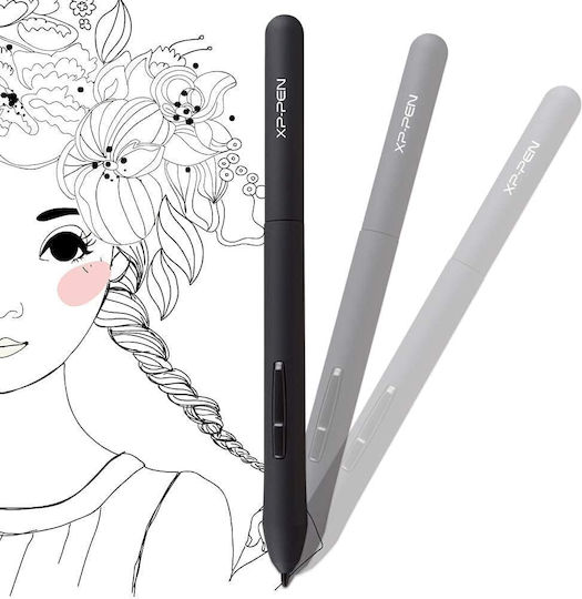 XP-Pen Pn01 Stilou tactil digital în culoare neagră
