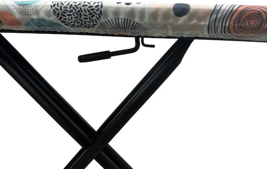 Daisy Bügelbrett Für Dampfbügeleisen Zusammenklappbar Bunt 141x38x94cm