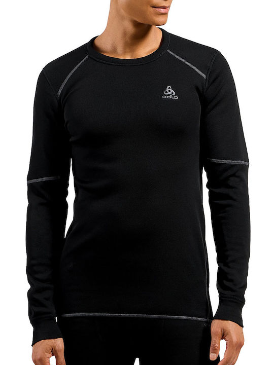 Odlo Active Active Herren Thermounterwäsche Langärmliges Hemd Komprimierung Schwarze
