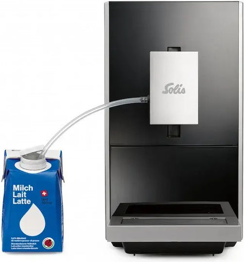 Solis Caffeandpiu Mașină Espresso Automată 1350W Presiune 19bar pentru Cappuccino Gri