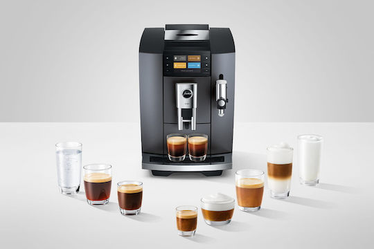 Jura Αυτόματη Μηχανή Espresso 1450W Πίεσης 15bar για Cappuccino Γκρι 2146192