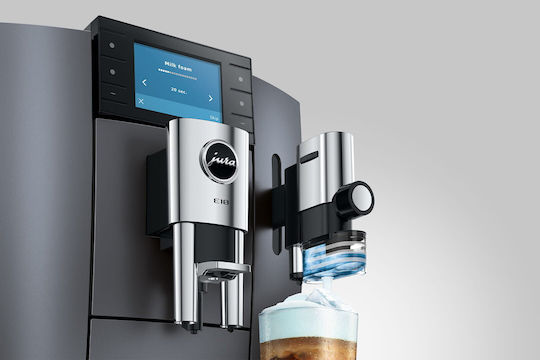Jura Αυτόματη Μηχανή Espresso 1450W Πίεσης 15bar για Cappuccino Γκρι 2146192