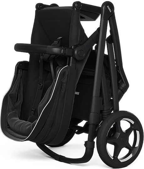 Thule Sleek 2 Reglabil Cărucior 2 în 1 Potrivit pentru Nou-născuți Negru