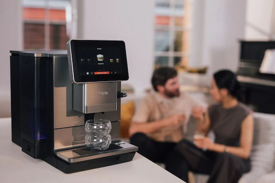 Αυτόματη Μηχανή Espresso 1465W Πίεσης 15bar για Cappuccino με Μύλο Άλεσης Πράσινη
