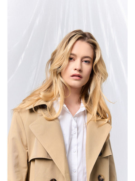 Γυναικεία Καμπαρντίνα Dk Beige