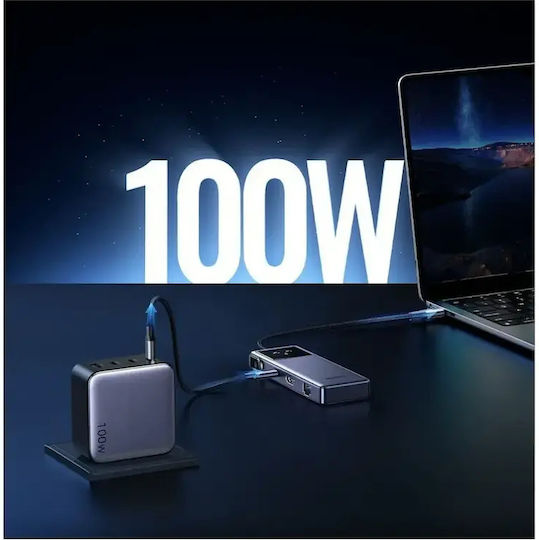 Ugreen CM888 USB-C Docking Station with HDMI 4K PD Ethernet Gray