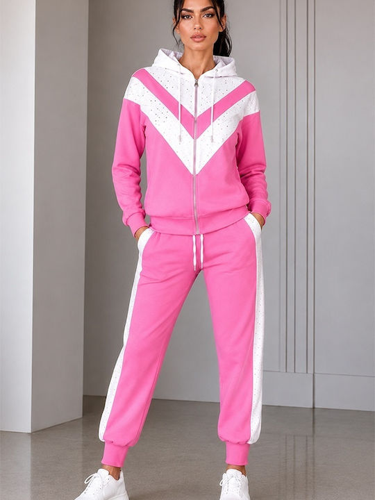 Set Damen Jogginghosen Pink