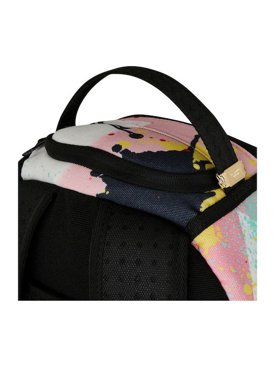 Sprayground Ученическа раница за гимназия Shark Central Pink Lab Coat Street Art