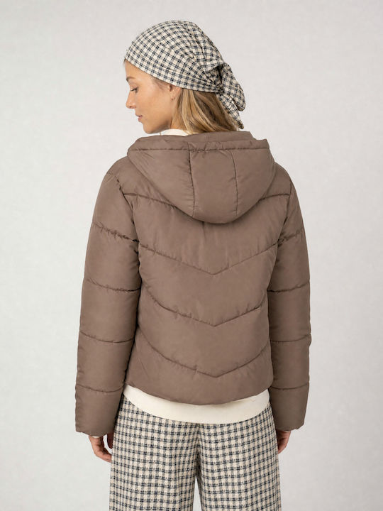 Only Pufferjacke Walnut