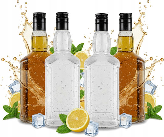 Bimberek Wein-/Getränkeflaschen Daniel 500ml Whisky Brandy Bourbon 0,5l Glasflasche