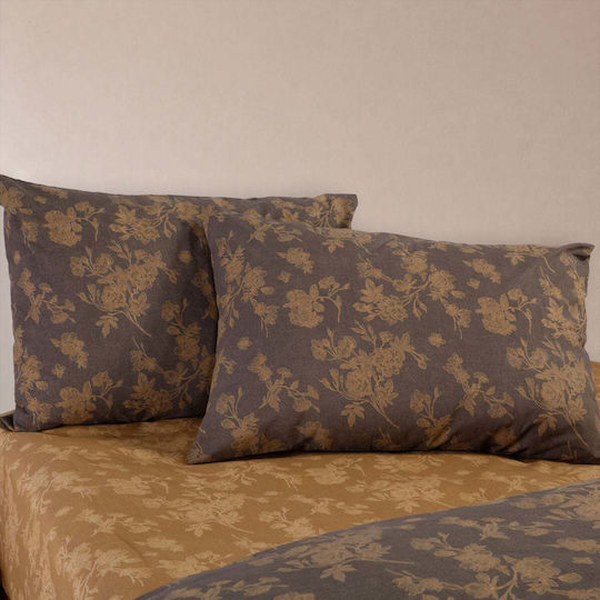 Nef-Nef Homeware Dream Комплект Чаршафи King Size с Еластична лента 270x270+35см Екрю (4бр)