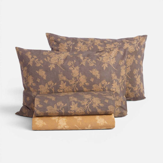 Nef-Nef Homeware Dream Комплект чаршафи двойни 200x270см Екрю 4 бр