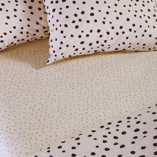 Nef-Nef Homeware Trust Комплект Чаршафи King Size с Еластична лента 240x270+35см. Екрю (4бр)