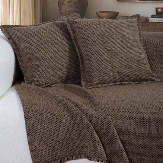 Nef-Nef Homeware Brooklyn Покривка За Фотьойл Жакард 170x180см Екрю
