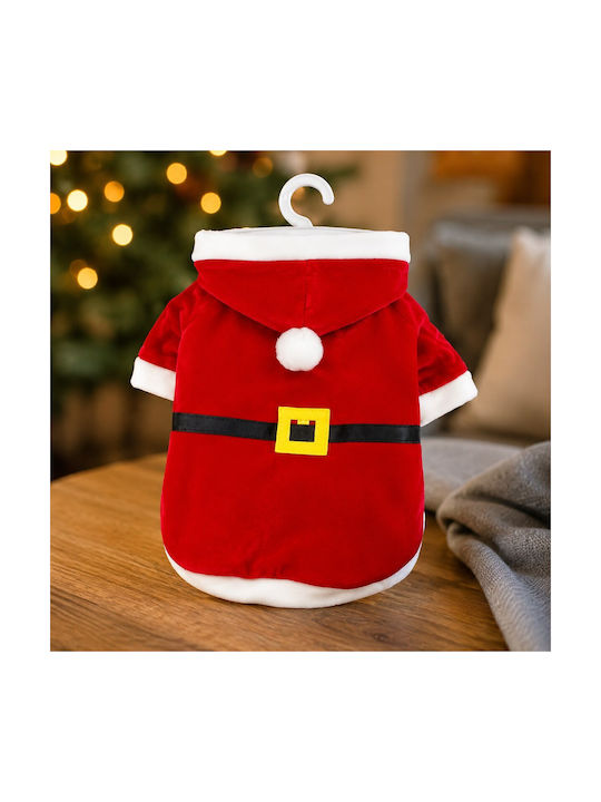 Santa Claus Kostüm Kleine Hunde Rotes