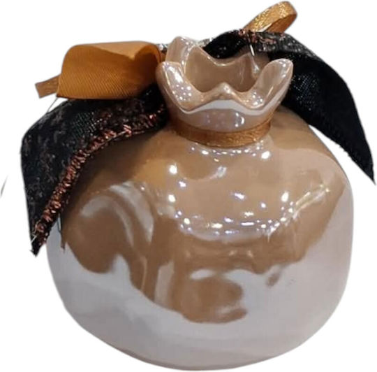 Kalliopi Silver Talismane Norocoase De Anul Nou Rodie Maro Ceramică 2027 7x7cm