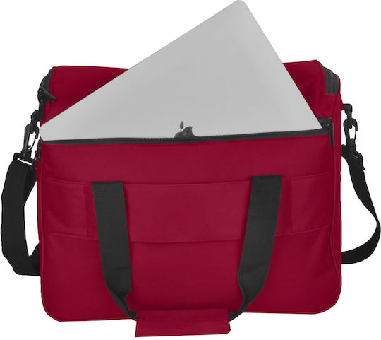 CabinFly Geantă Voiaj Roșie cu Roți Din Țesătură M40xL20xÎ30cm