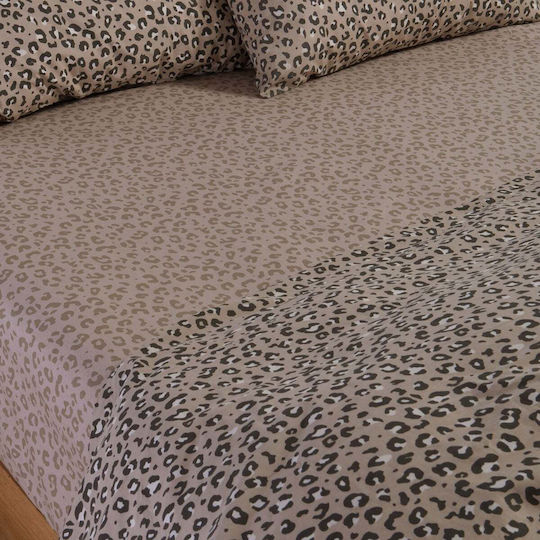 Nef-Nef Homeware Σετ Плик за завивка 100% памук 170x240cm Единичен с Калъфка за възглавница Зелен