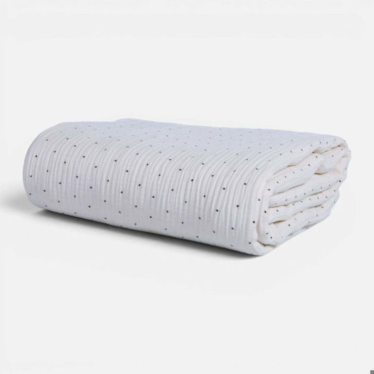 Nef-Nef Homeware Подредба Плик за Завивка 100% Памук 240x230cm Двойна С 2 Калъфки За Възглавници Екрю