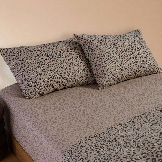Nef-Nef Homeware Σετ Плик за завивка 100% памук 170x240cm Единичен с Калъфка за възглавница Зелен