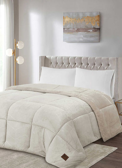Madi Sherpa Comforter Super Double 220x240 cm Beige Madi Sherpa Comforter Super Double 220x240 cm Beige