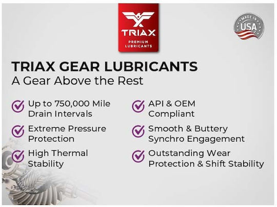 Triax Hd Gear Premium 85w-140 Gl-5 Ulei Diferențial Convertor 18.92l
