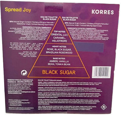 Korres Black Sugar Damen Duftset mit Eau de Toilette