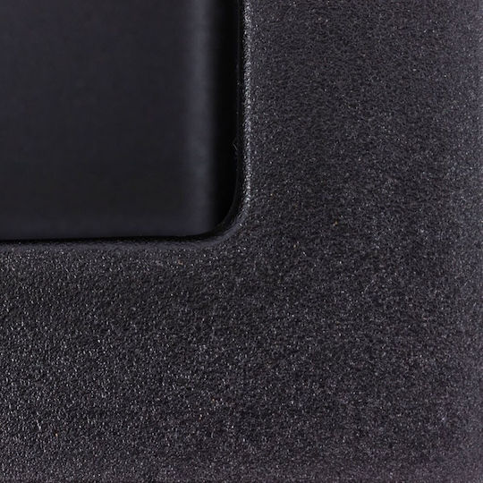 Zelto Drop-In Küchenspüle aus Flüssigem Granit M50xB50cm Schwarze 5210374000031