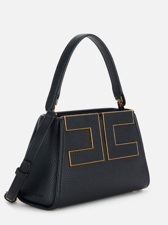 Elisabetta Franchi Damentasche Handtasche aus Kunstleder Schwarze Elisabetta Franchi Damentasche Handtasche aus Kunstleder Schwarze