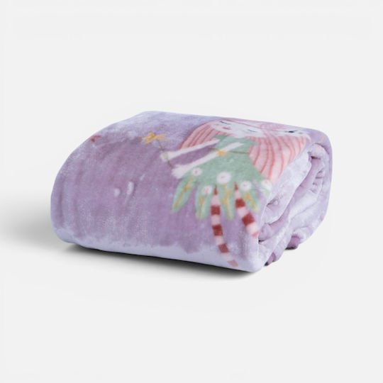 Nef-Nef Homeware Одеяло Fairy Tale Mauve 220x160см Nef-Nef Homeware Одеяло Fairy Tale Mauve 220x160см