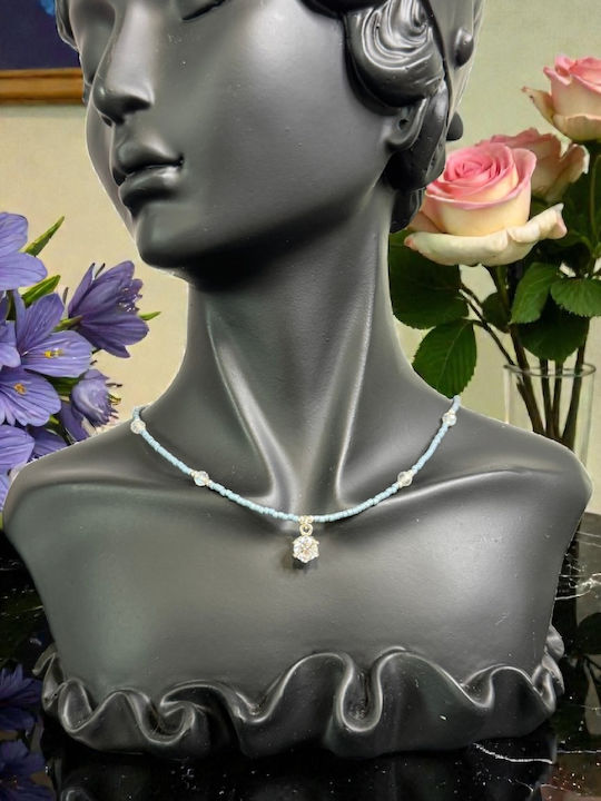 Ezera Choker Talisman Din Argint