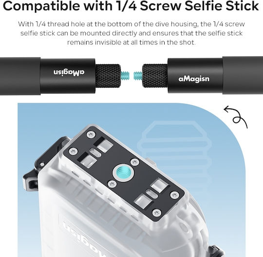 Водоустойчива Калъфка Amagsin Insta360 X4 Full Invisible 50 Метра