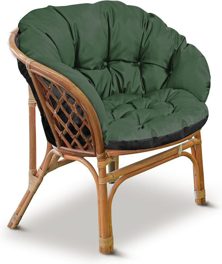 AIO Factory Waterproof Garden Sofa Cushion with Backrest Green 40x190cm