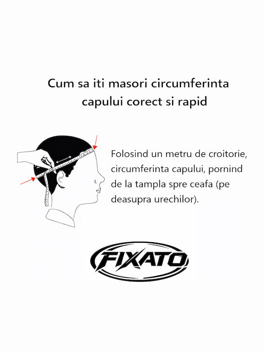 FIXATO Nova Black Κράνος Μηχανής Flip-Up ECE 22.06 με Sunvisor