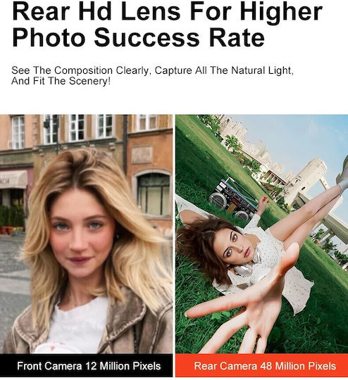 Magnetic Selfie Screen 2.01" Oglindă Magnetică Selfie pentru Smartphone Alb