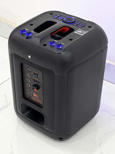 Boxă Karaoke cu Microfon Wireless și Efecte de Iluminare ZQS12206 160149 Negru