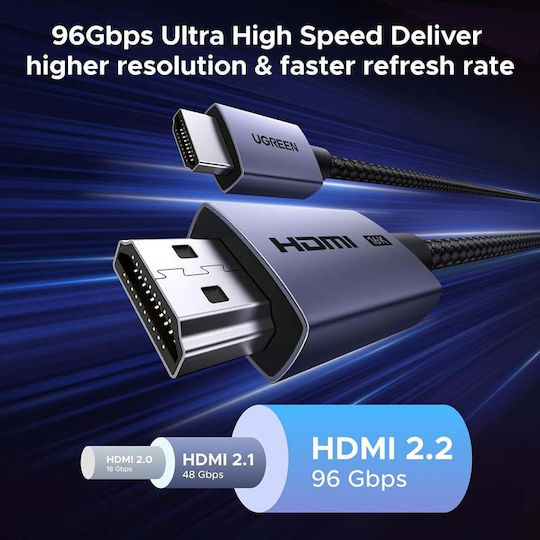 Ugreen HDMI-Kabel männlich - HDMI-Stecker männlich 2m Schwarzes