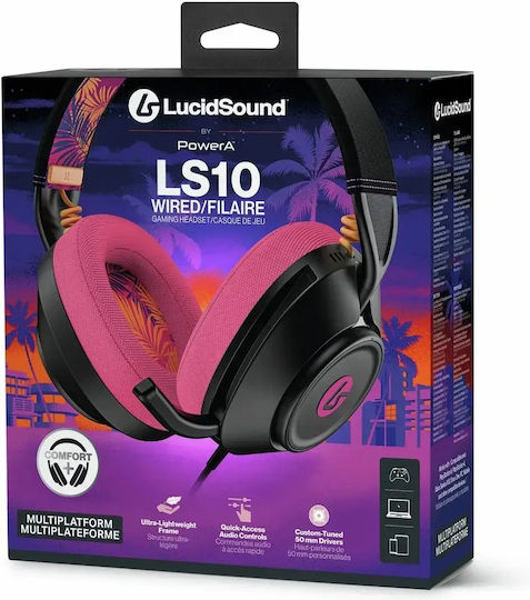 PowerA LucidSound LS10 Căști Gaming On Ear cu Conectivitate 3,5 mm Midnight Surf pentru PC PS4 PS5 XBOX