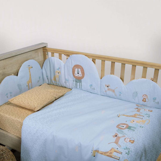 Nef-Nef Homeware Σετ Wild Company Μπλε 120x170εκ.