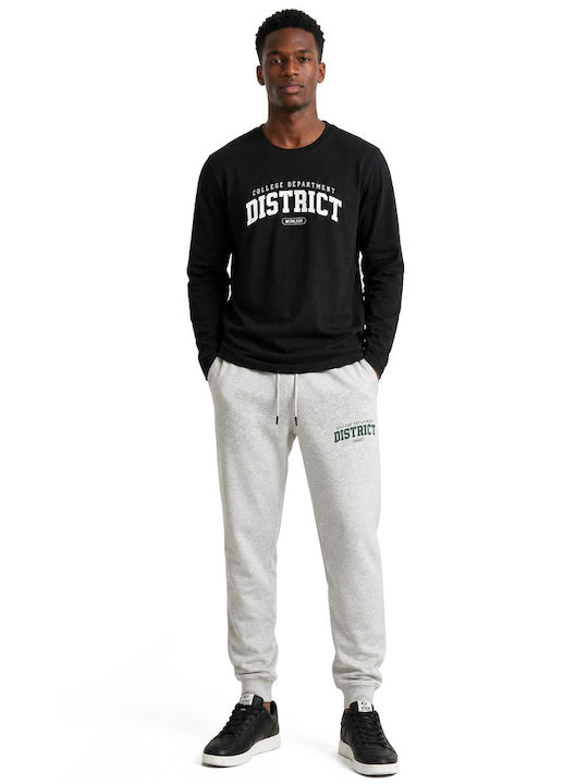 Langarm Herrenbluse Schwarz