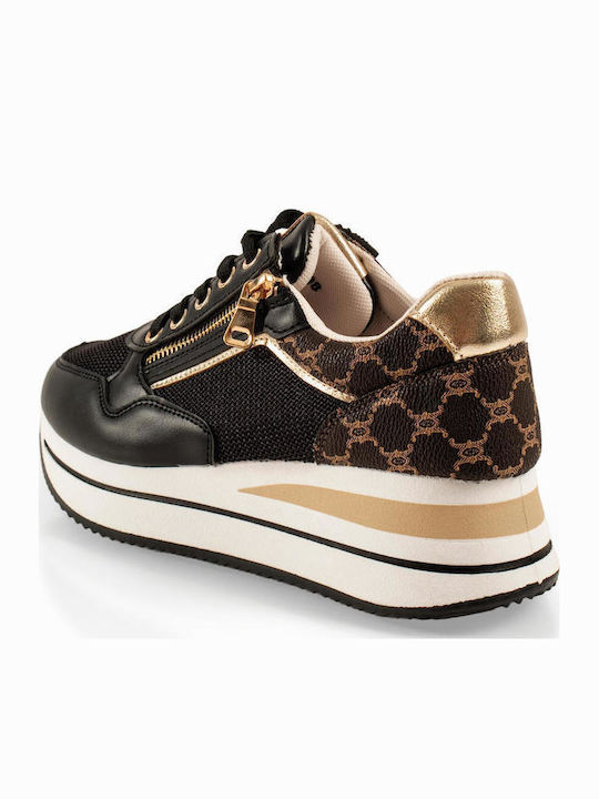 Adidași Flatforms Pentru Femei Negri