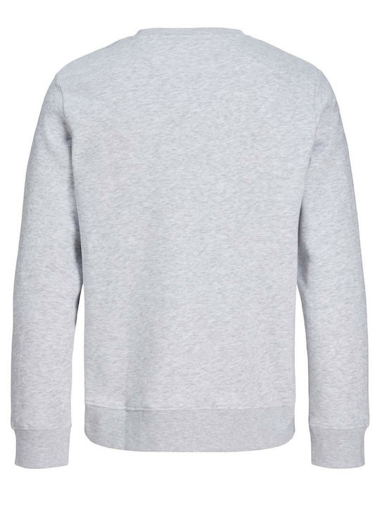 Jack & Jones Sweat Hanorace Bărbați Alb Melanj Gri