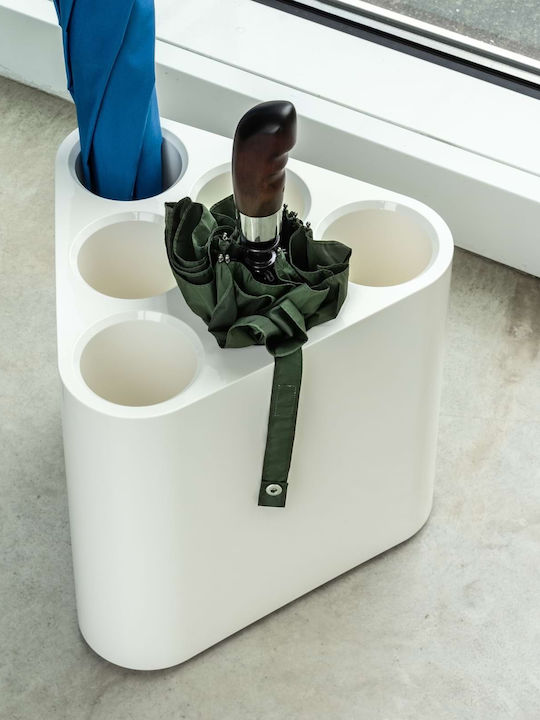 Magis Italia Metallic Poppins White Umbrella Rack