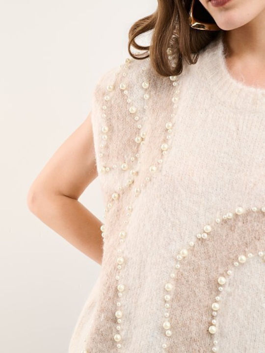 Women's Beige Vest